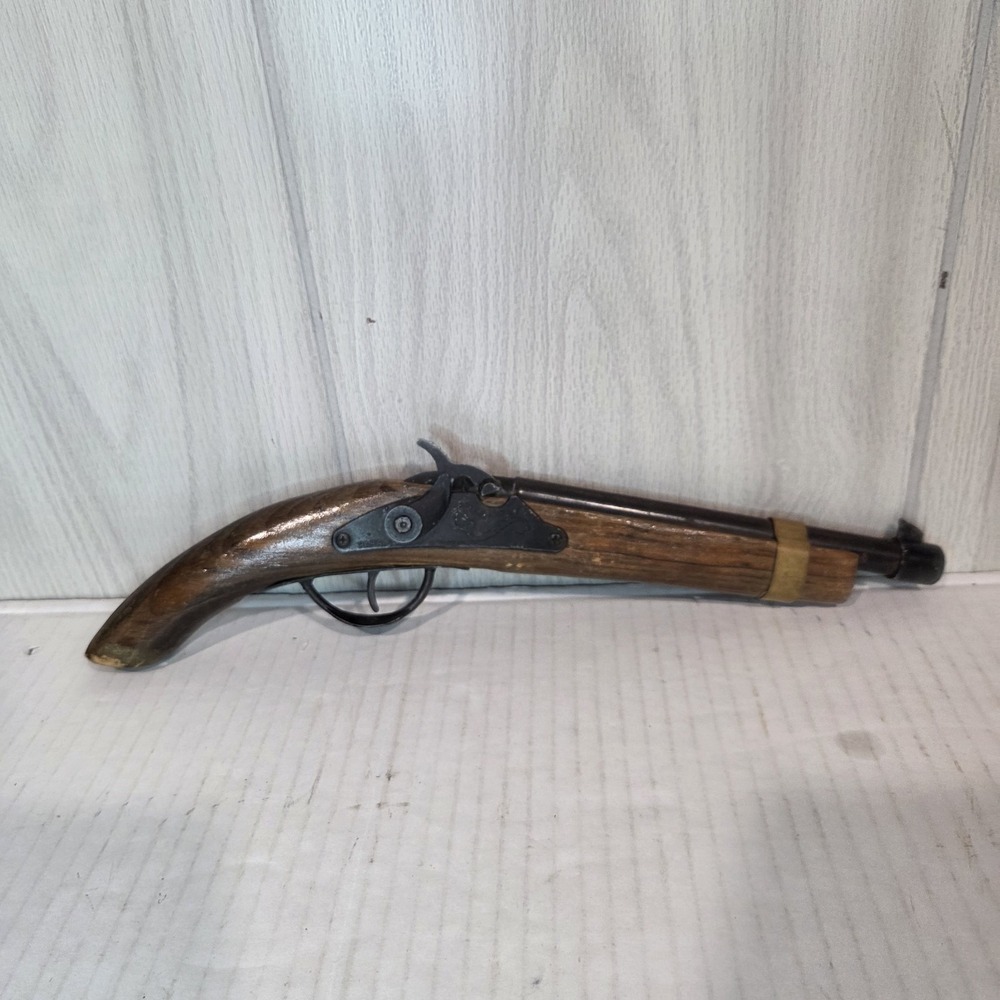 Vintage Working Parris Dueling Flintlock Style Cap Gun Toy Savannah TN 1685